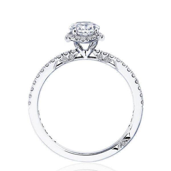 Oval Bloom Engagement Ring Image 2 Di'Amore Fine Jewelers Waco, TX
