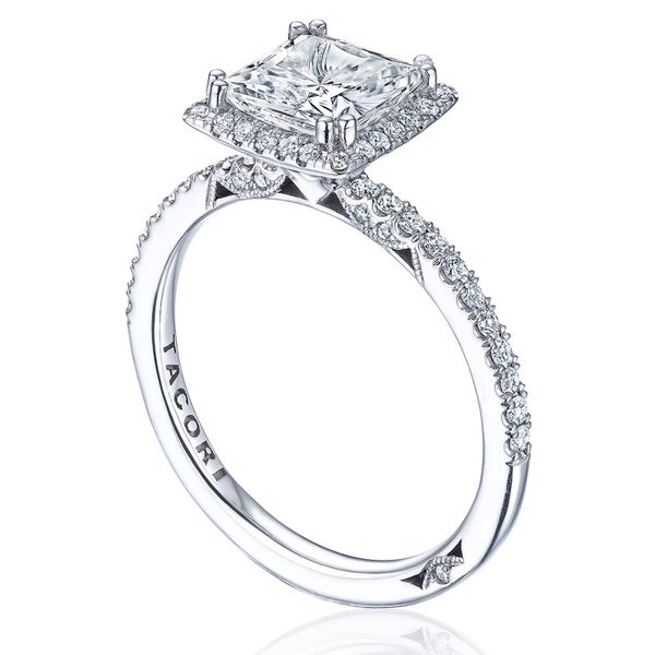 Princess Bloom Engagement Ring Image 3 Simon Jewelers High Point, NC