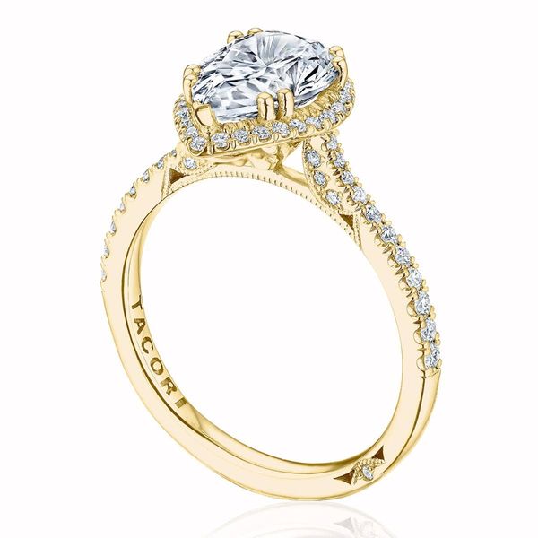 Pear Bloom Engagement Ring Image 3 Simon Jewelers High Point, NC