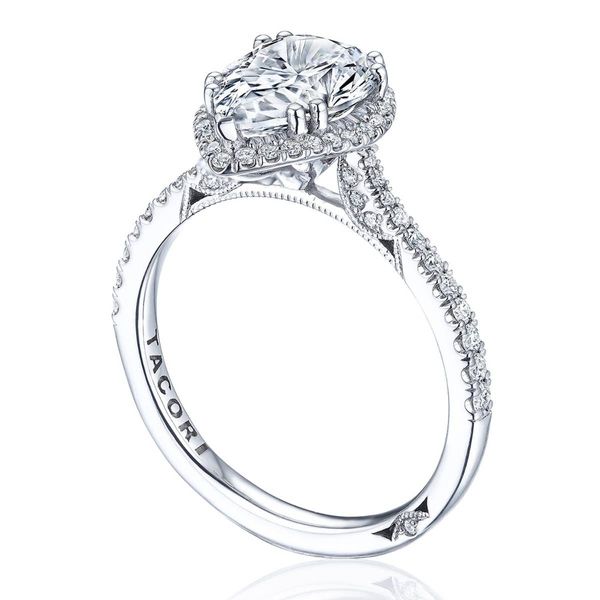 Pear Bloom Engagement Ring Image 3 Di'Amore Fine Jewelers Waco, TX
