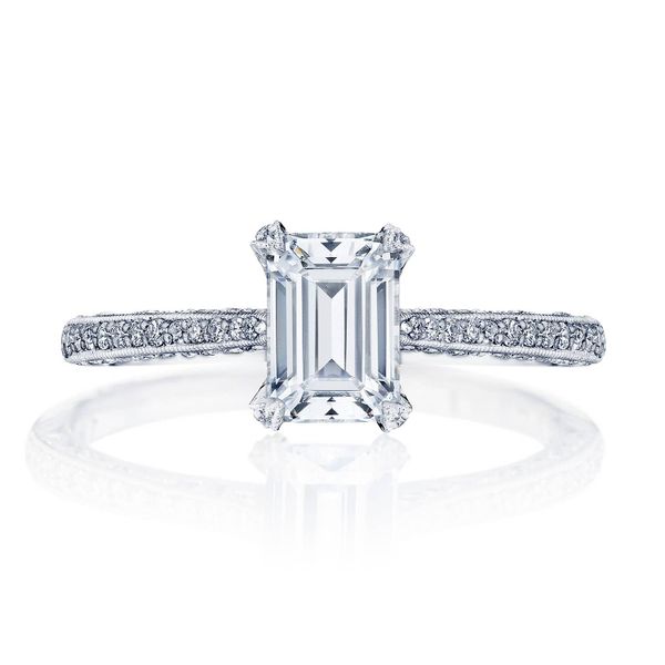 Emerald Solitaire Engagement Ring Simon Jewelers High Point, NC