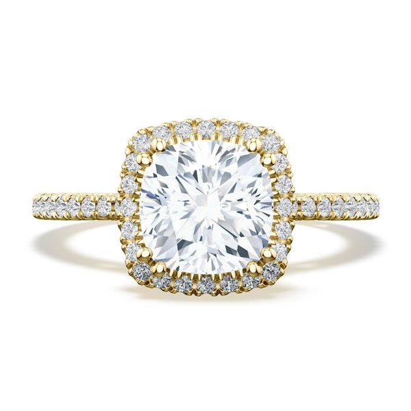 Cushion Bloom Engagement Ring Comstock Jewelers Edmonds, WA