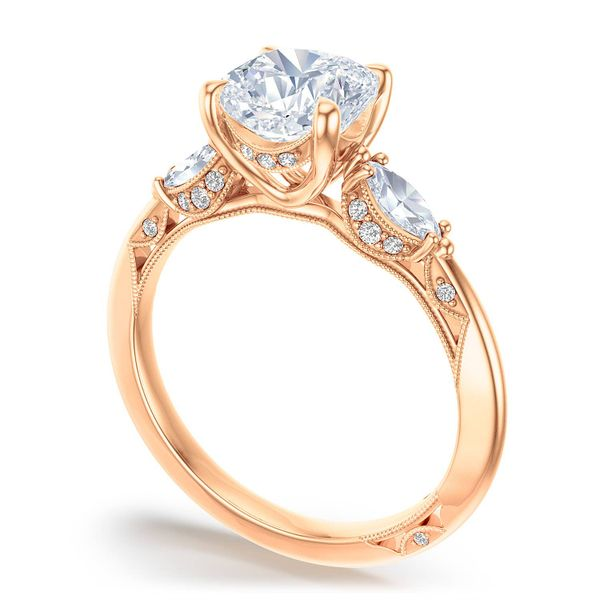Tacori Cushion 3-Stone Engagement Ring 2685cu65pk 18KR Waco, Di'Amore Fine  Jewelers