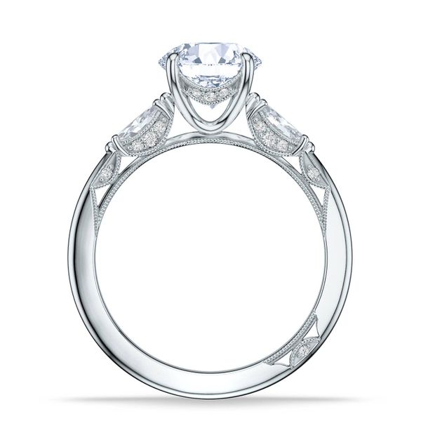 Round 3-Stone Engagement Ring Image 2 Your Jewelry Box Altoona, PA