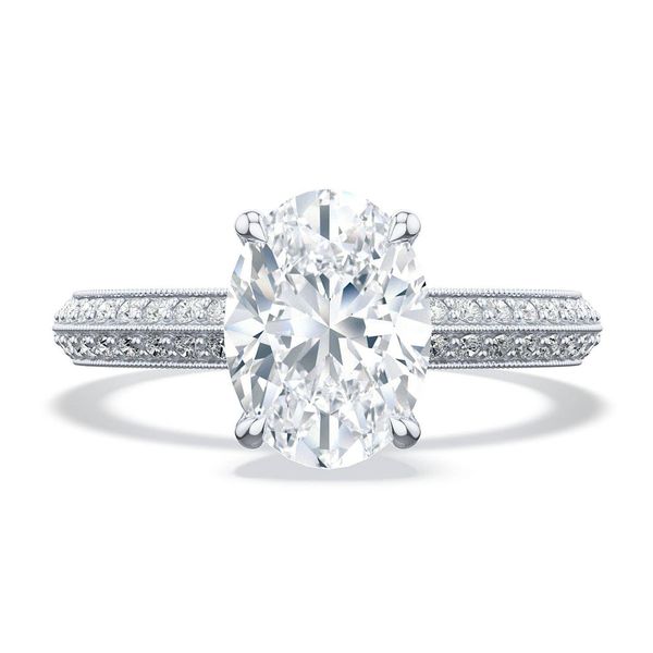 Oval Solitaire Engagement Ring Image 2 Baxter's Fine Jewelry Warwick, RI