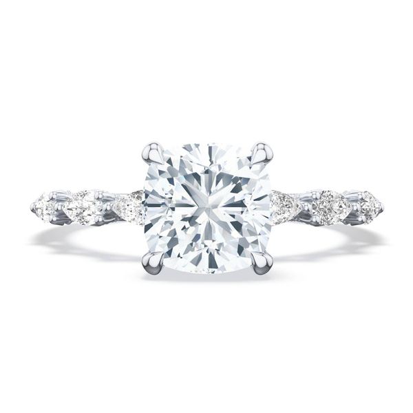 Cushion Solitaire Engagement Ring Comstock Jewelers Edmonds, WA