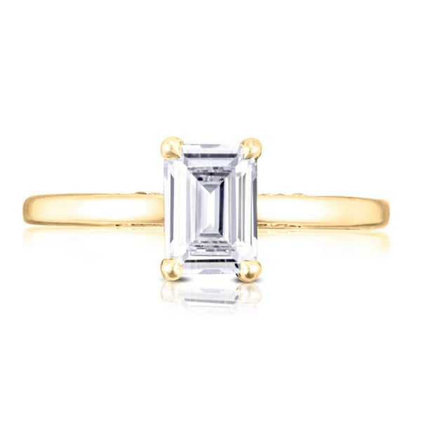 Emerald Solitaire Engagement Ring Image 2 The Diamond Ring Co San Jose, CA