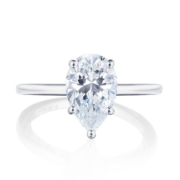 Pear Solitaire Engagement Ring Di'Amore Fine Jewelers Waco, TX