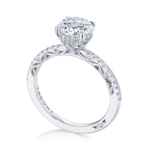 Round Solitaire Engagement Ring Image 3 Baxter's Fine Jewelry Warwick, RI