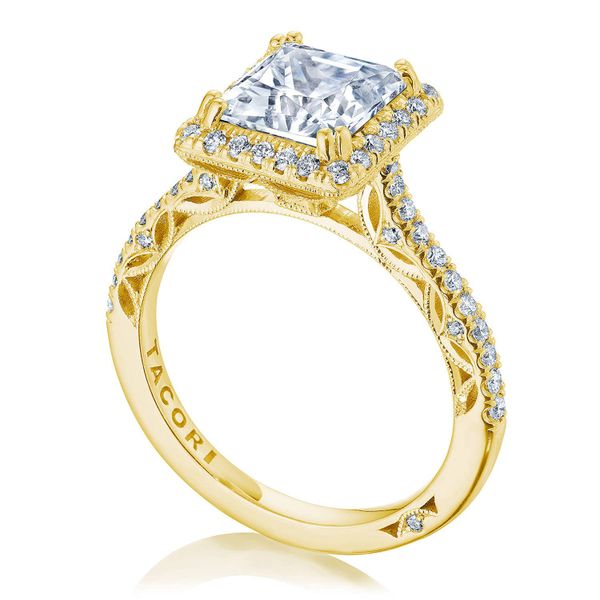 Princess Bloom Engagement Ring Image 3 Sather's Leading Jewelers Fort Collins, CO