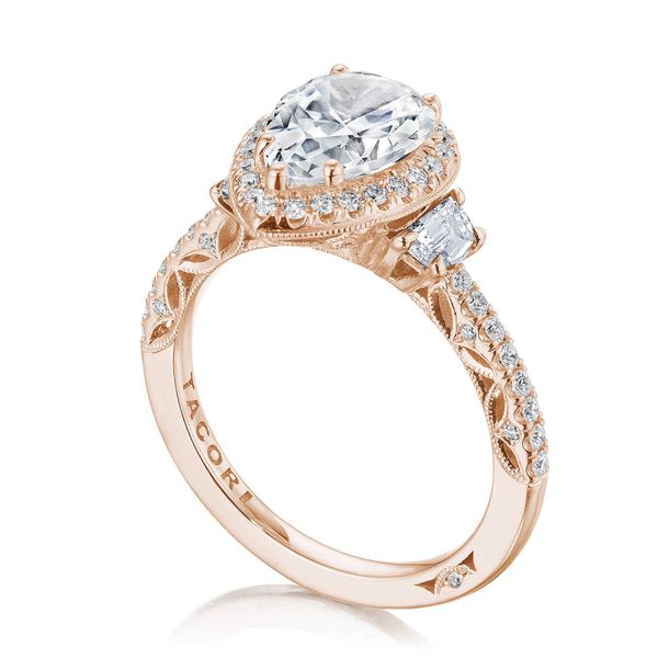 Pear 3-Stone Engagement Ring Image 3 Simon Jewelers High Point, NC