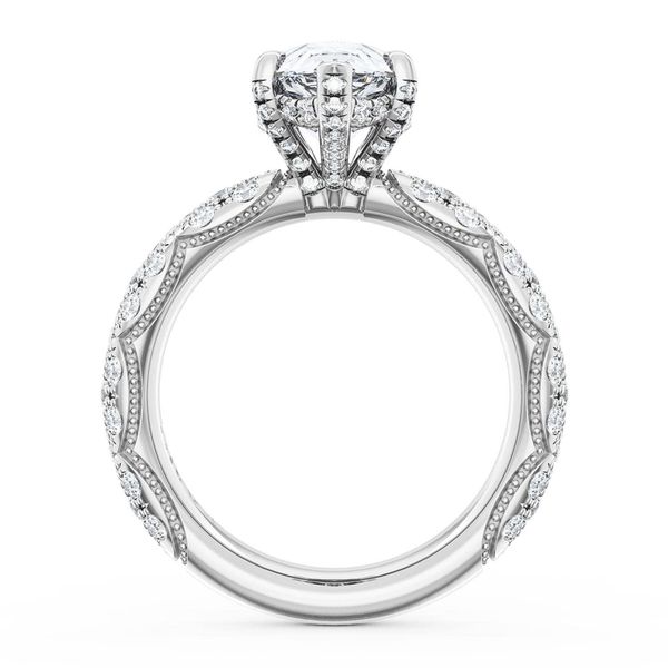 Pear Bloom Engagement Ring Image 3 Harris Jeweler Troy, OH
