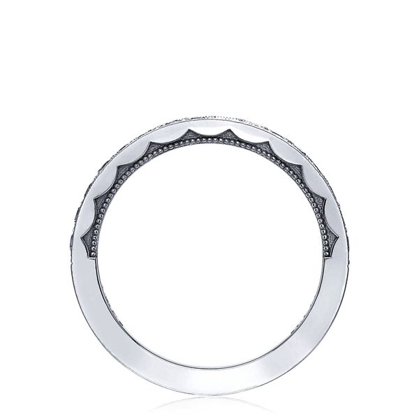 Sculpted Crescent-Platinum Image 2 Baxter's Fine Jewelry Warwick, RI