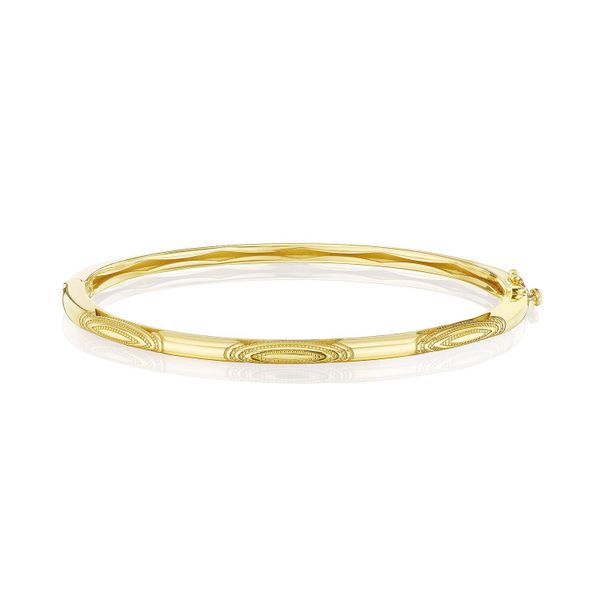 Bangle, Pulse Milgrain, 3mm Baxter's Fine Jewelry Warwick, RI