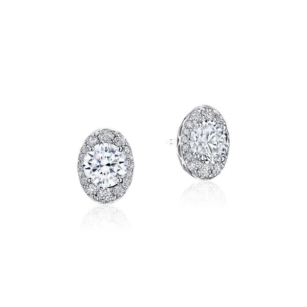 Oval Bloom Diamond Earring Di'Amore Fine Jewelers Waco, TX