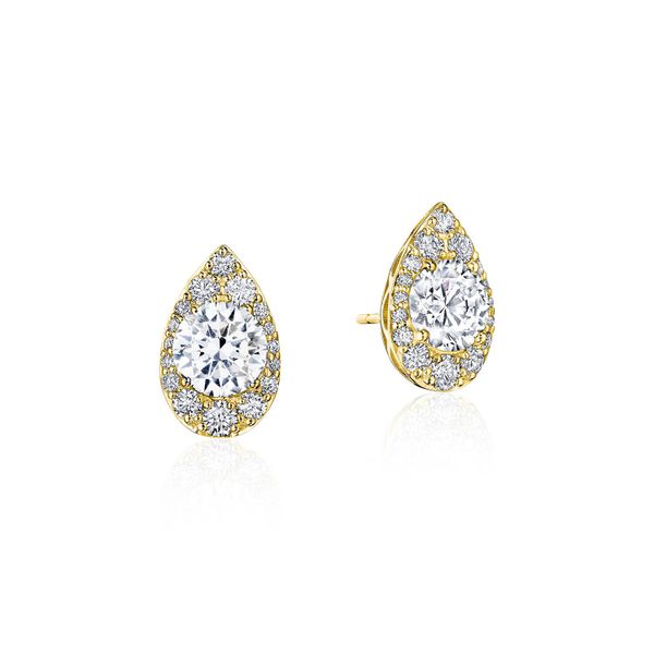 Pear Bloom Diamond Earring Di'Amore Fine Jewelers Waco, TX