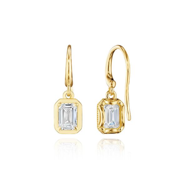 Diamond French Wire Earring - 1ct Image 2 D. Geller & Son Jewelers Atlanta, GA