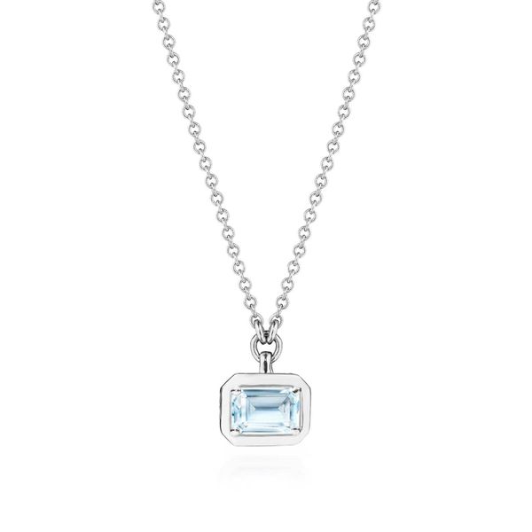 Sky Blue Topaz Necklace - 0.7ct Di'Amore Fine Jewelers Waco, TX