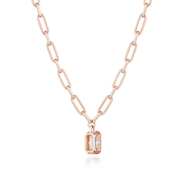 Petite Diamond Link Necklace - 2.04ct Image 2 D. Geller & Son Jewelers Atlanta, GA