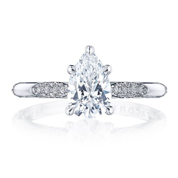 Pear Solitaire Engagement Ring The Diamond Ring Co San Jose, CA