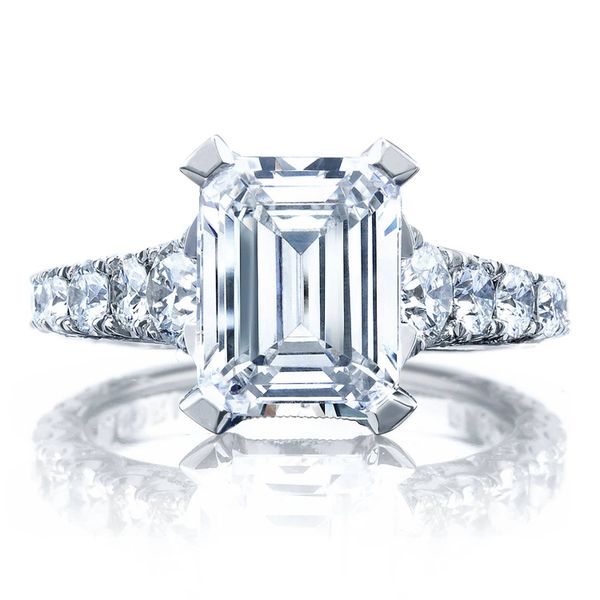 Emerald Solitaire Engagement Ring Sather's Leading Jewelers Fort Collins, CO