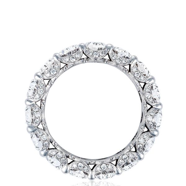 Oval Cut Diamond Eternity Band Image 2 Di'Amore Fine Jewelers Waco, TX