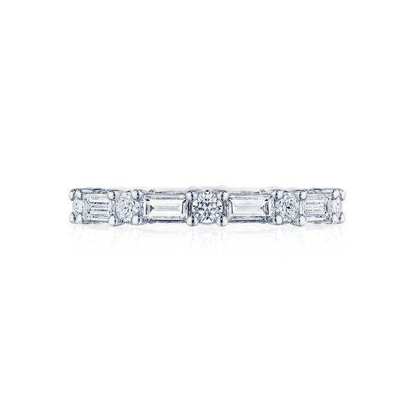 Baguette and Round Diamond Eternity Band The Diamond Ring Co San Jose, CA