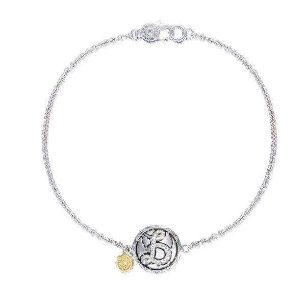 Pavé Monogram Chain Bracelet Your Jewelry Box Altoona, PA