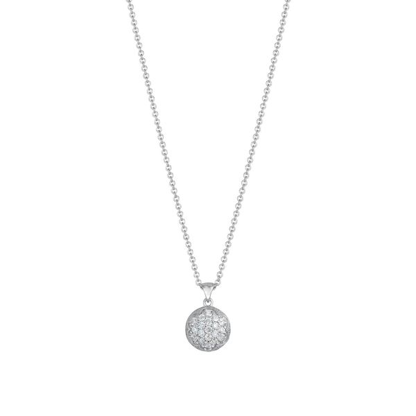 Dew Drop Pendant featuring Pavé Diamonds Comstock Jewelers Edmonds, WA