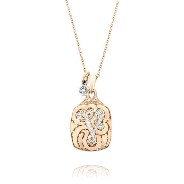 Petite Initial Pendant in Rose Gold Your Jewelry Box Altoona, PA