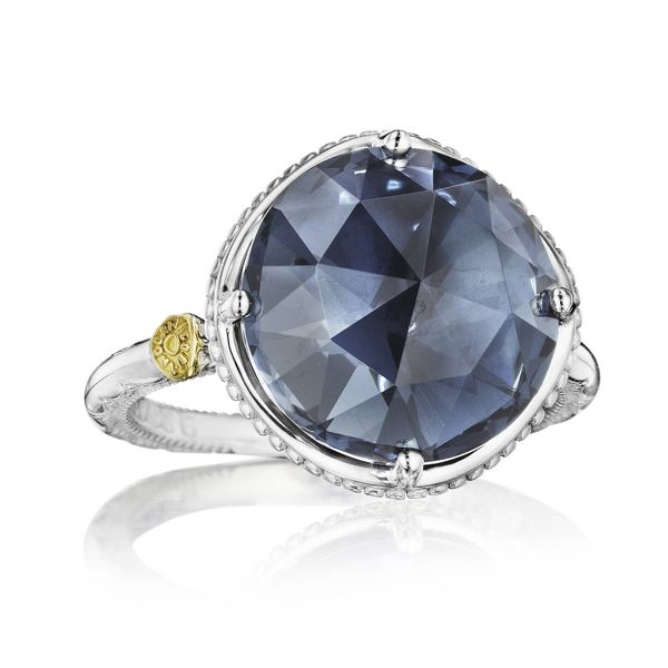 Bold Simple Gem Ring featuring London Blue Topaz Comstock Jewelers Edmonds, WA