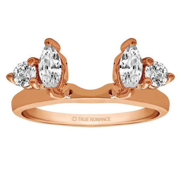 TwoBirch Ring Wrap - 0.5 Ct. Two Stone Princess Cut Ring Wrap Enhancer |  Cool wedding rings, Diamond ring princess cut, Engagement rings