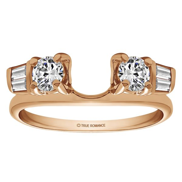 Wedding Ring Wrap Set In Platinum | Platinum Ring Enhancer