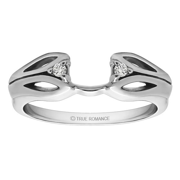 True Romance Diamond Ring Wrap/Enhancer RW337/J 14KW Olean | Ask Design  Jewelers | Olean, NY
