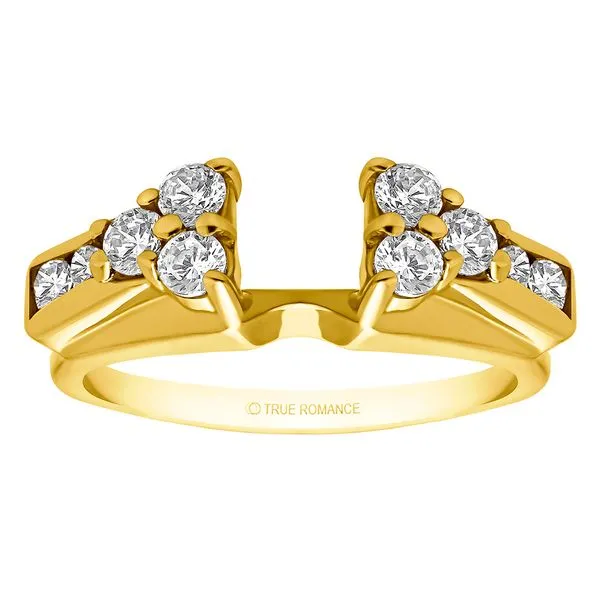 1/10 Cttw Diamond Vine Vintage-Style Solitaire Enhancer Ring Wrap in 1 –  EternalDia