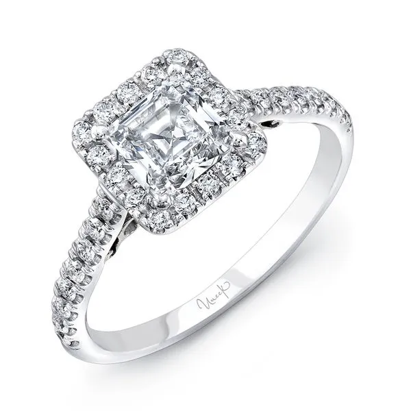 Uneek Uneek Amore Collection Halo Princess Engagement Ring Quest