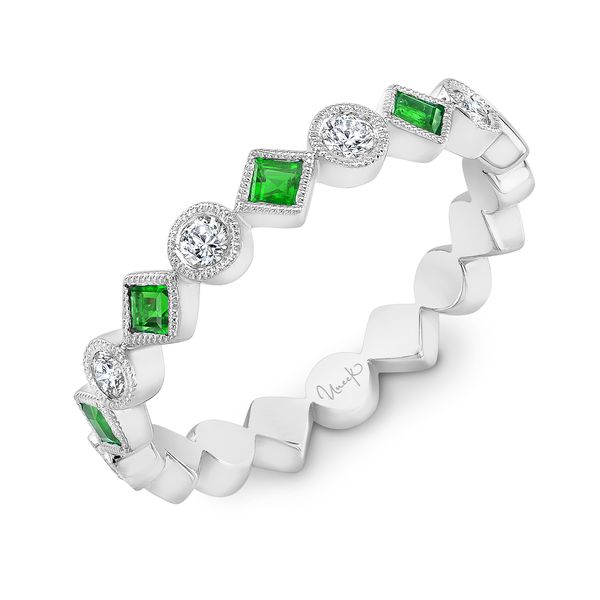Uneek Emerald Diamond Fashion Ring Mystique Jewelers Alexandria, VA