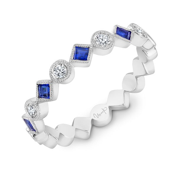 Uneek Blue Sapphire Diamond Fashion Ring Pickens Jewelers, Inc. Atlanta, GA