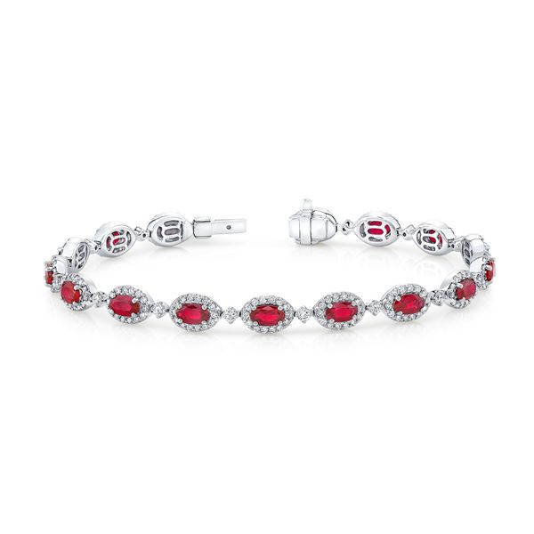 Uneek Ruby Diamond Bracelet Mystique Jewelers Alexandria, VA