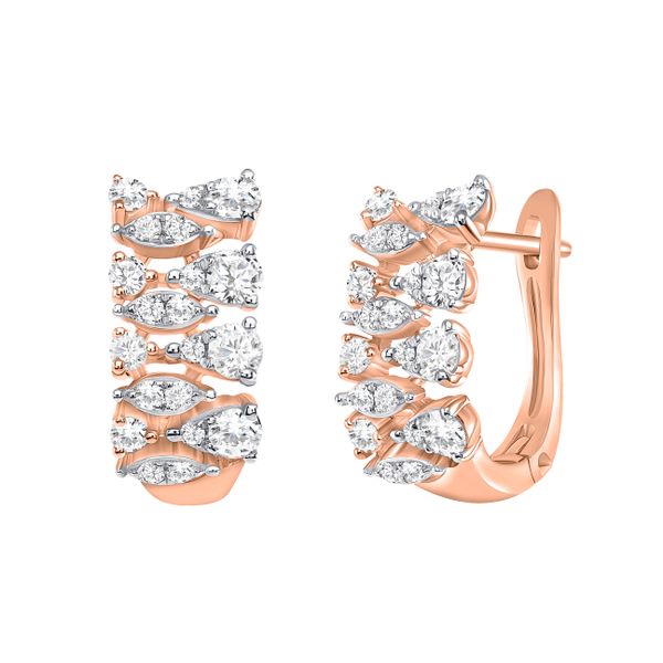 Uneek Diamond Earrings Brummitt Jewelry Design Studio LLC Raleigh, NC