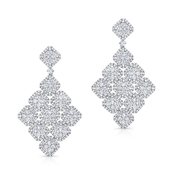 Uneek Dangling Diamond Earrings Javeri Jewelers Inc Frisco, TX
