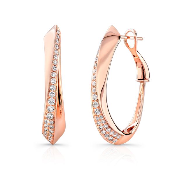 Uneek Hoop Diamond Earrings Javeri Jewelers Inc Frisco, TX