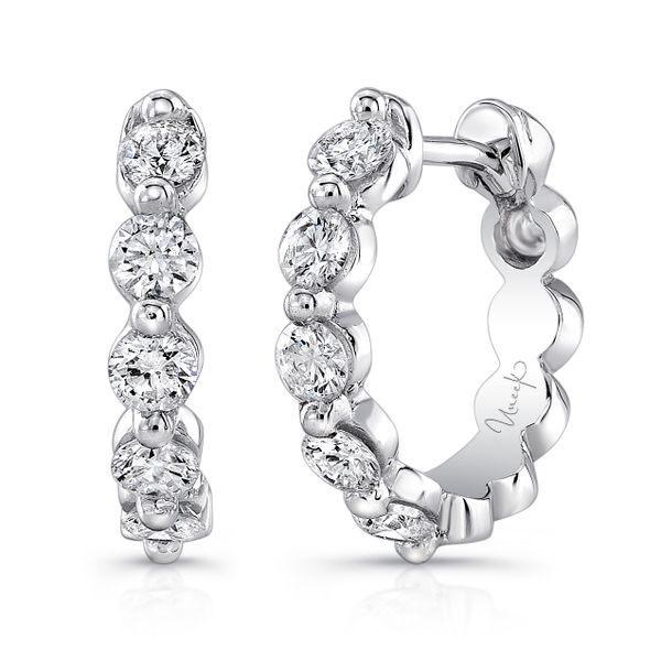 Uneek Hoop Diamond Earrings Pickens Jewelers, Inc. Atlanta, GA