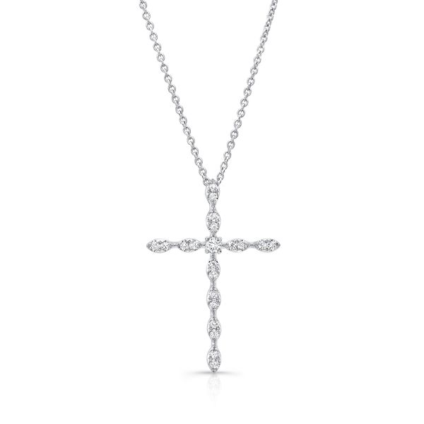 Uneek Skinny Diamond Cross Pendant D. Geller & Son Jewelers Atlanta, GA