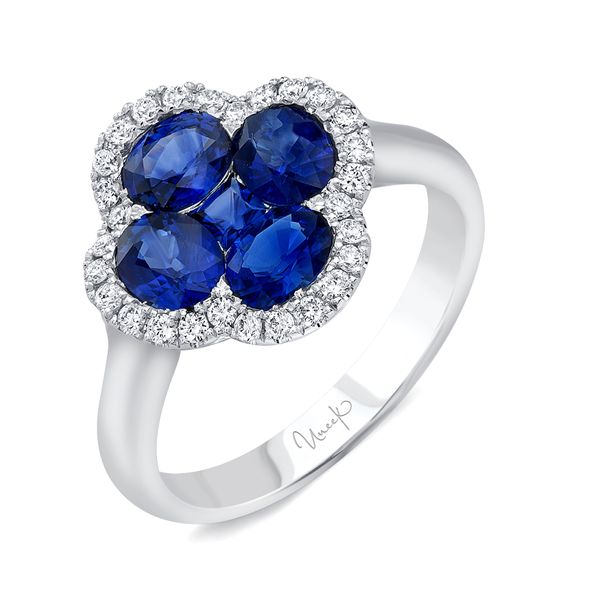 Uneek Blue Sapphire Diamond Fashion Ring Mystique Jewelers Alexandria, VA