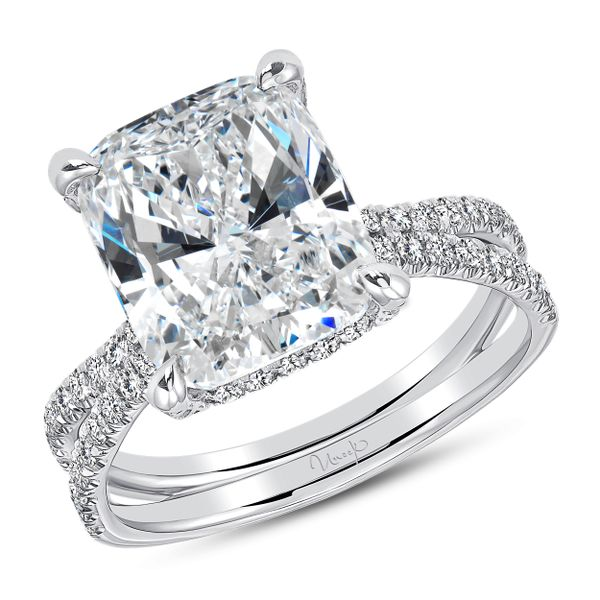 By Bonnie Jewelry | Round Diamond 6 Prongs with French Pave
