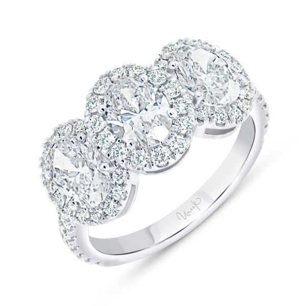 Uneek Oval Diamond Engagement Ring Mystique Jewelers Alexandria, VA
