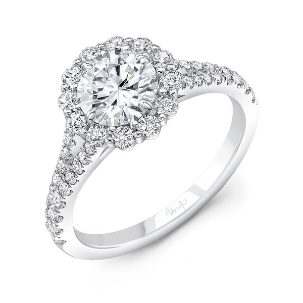 Uneek Round Timeless Diamond Engagement Ring Brummitt Jewelry Design Studio LLC Raleigh, NC