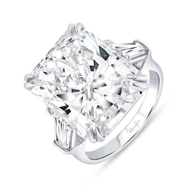 Uneek Signature Radiant Diamond Engagement Ring D. Geller & Son Jewelers Atlanta, GA