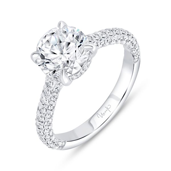 Uneek Timeless Round Diamond Engagement Parris Jewelers Hattiesburg, MS